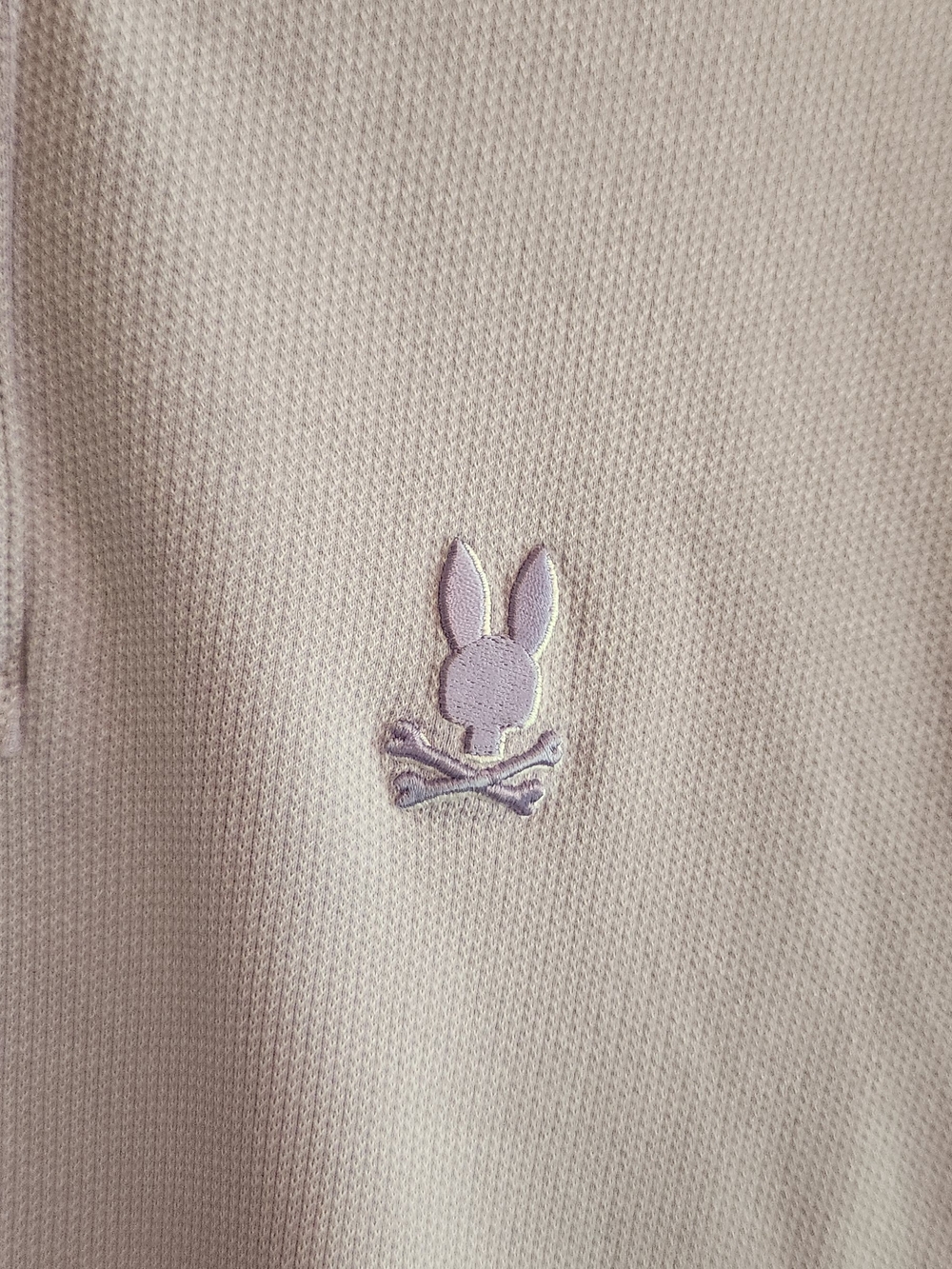 Psycho Bunny Digital Lavender Warsaw Polo with Embroidered Bunny Logo - Picture 3 of 4